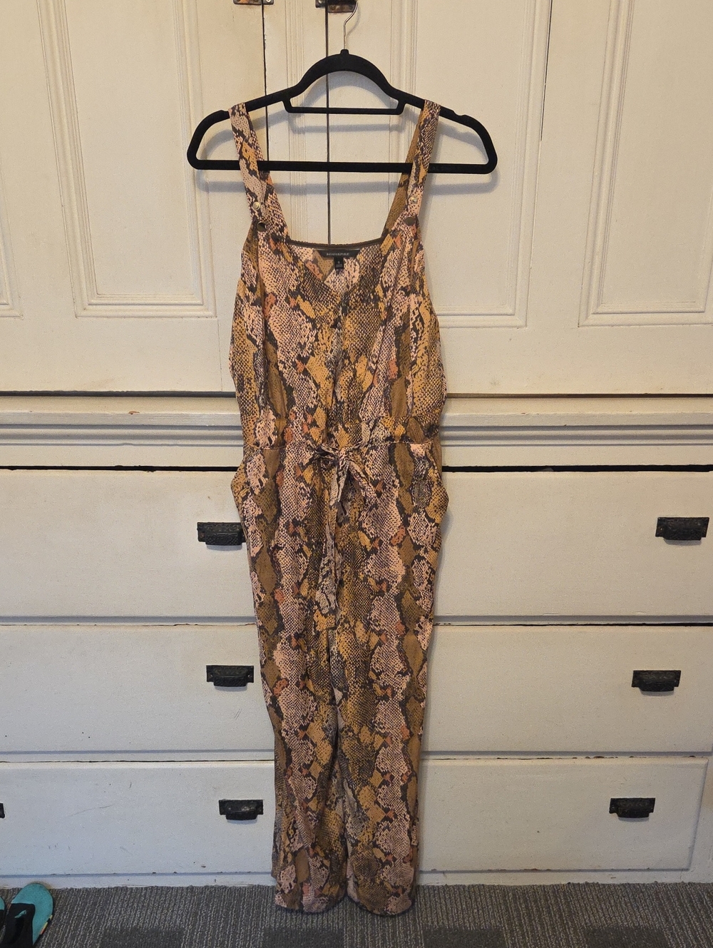 Snake Print Jumpsuit
